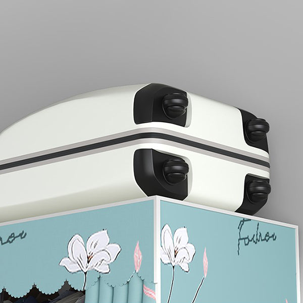 Contemporary Wardrobe Metal Bedroom Wardrobe Closet with Shelves