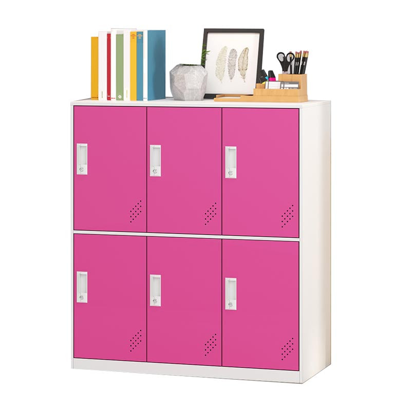 Metal Storage Cabinet Contemporary Non-Hanging Armoire for Home