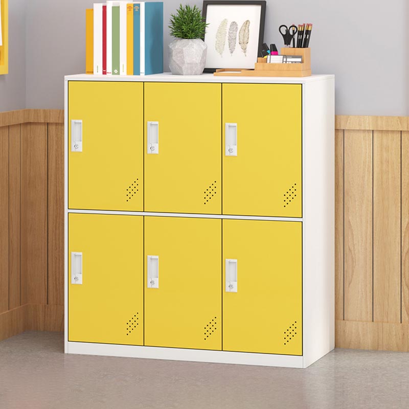 Metal Storage Cabinet Contemporary Non-Hanging Armoire for Home