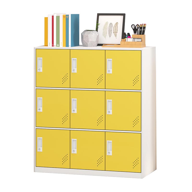 Metal Storage Cabinet Contemporary Non-Hanging Armoire for Home