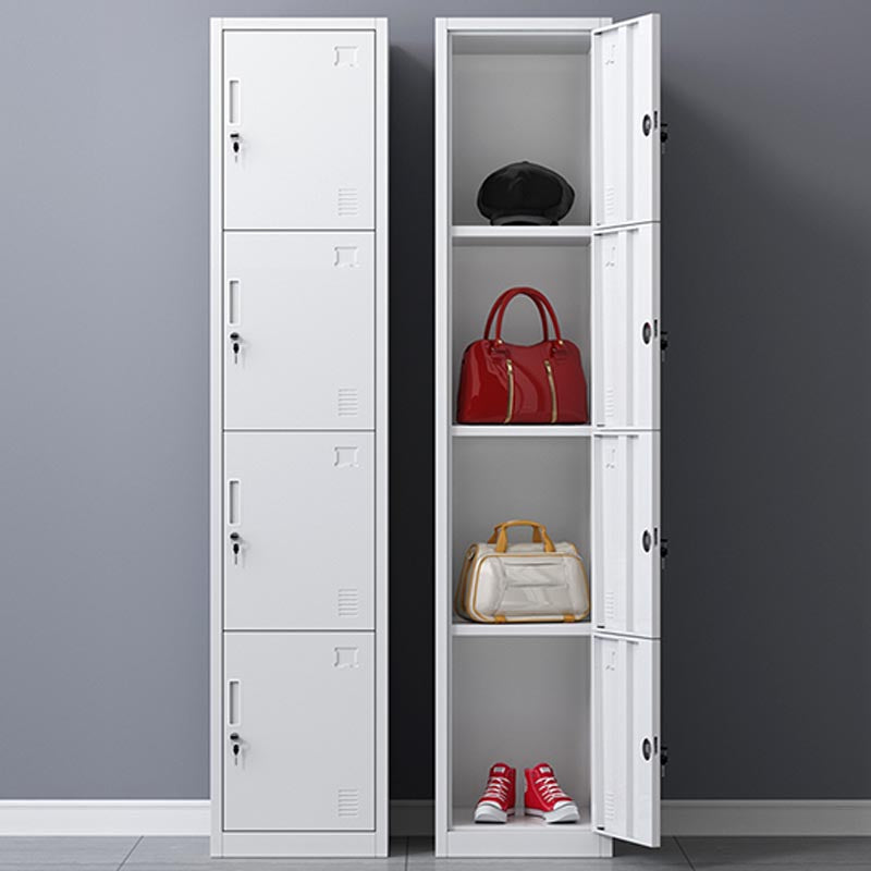 Hinged Wardrobe Cabinet Contemporary Metal Wardrobe for Bedroom