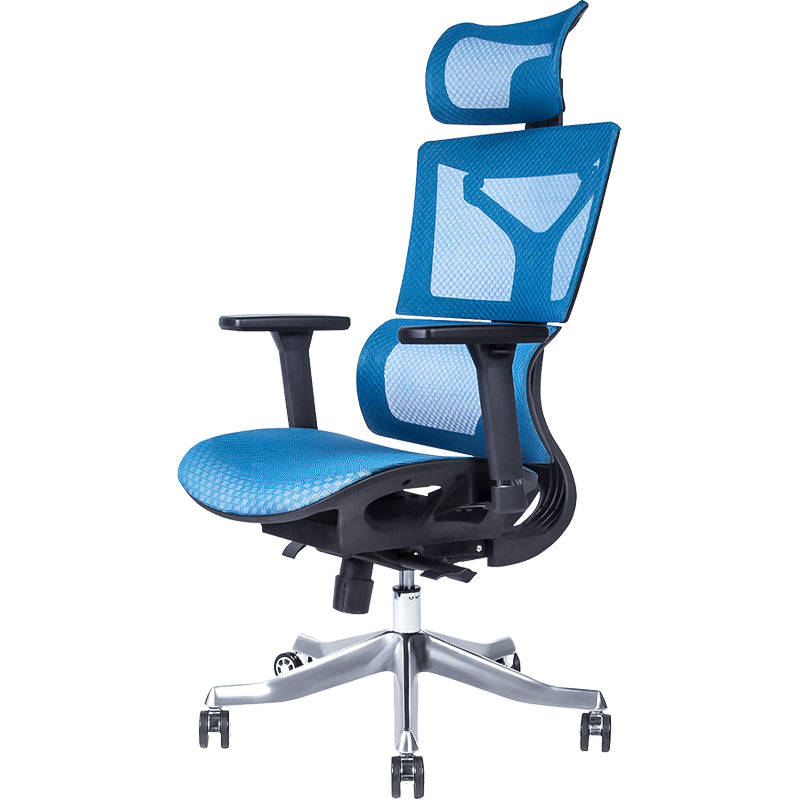 Contemporary Fabric Home Office Chair High-Back Adjustable Ergonomic Office Chair