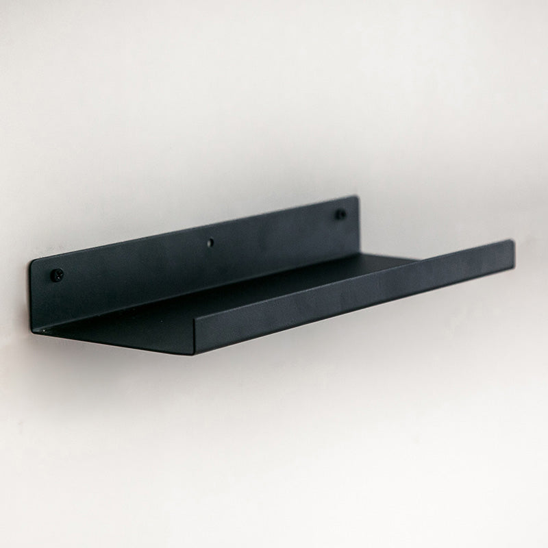 Contemporary Floating Bookshelf Iron 4.7" W Living Room Book Shelf