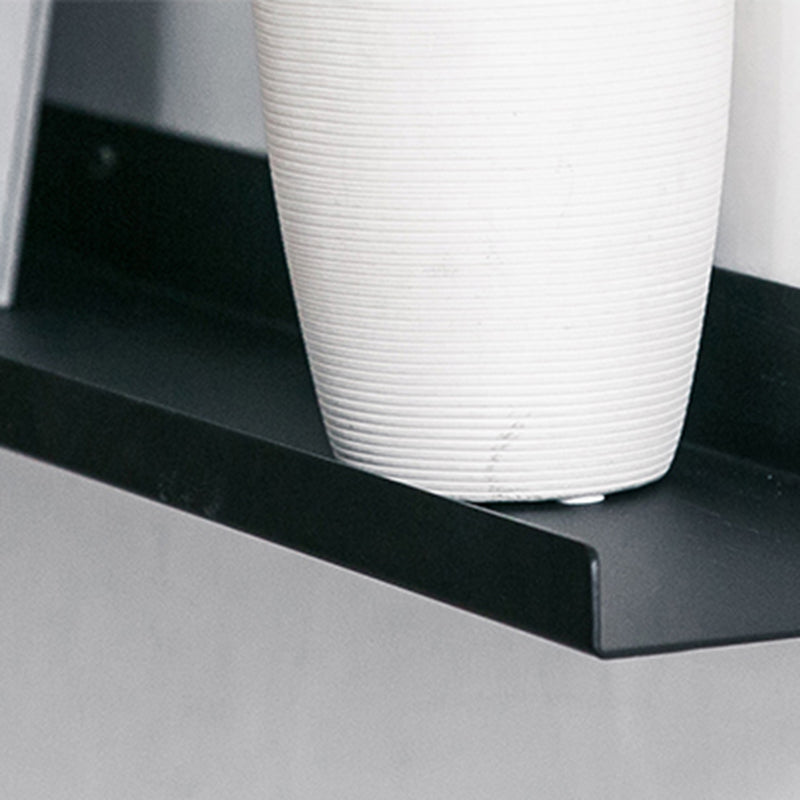 Contemporary Floating Bookshelf Iron 4.7" W Living Room Book Shelf