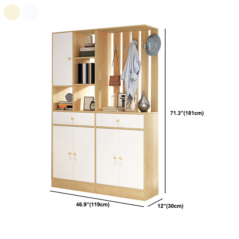 Modern Standard Shelf 11.81-inch Wide Floor Open Bookcase for Living Room