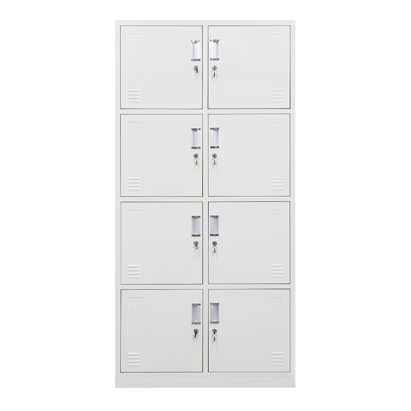Contemporary Wardrobe Metal Freestanding Wardrobe Closet with Locks