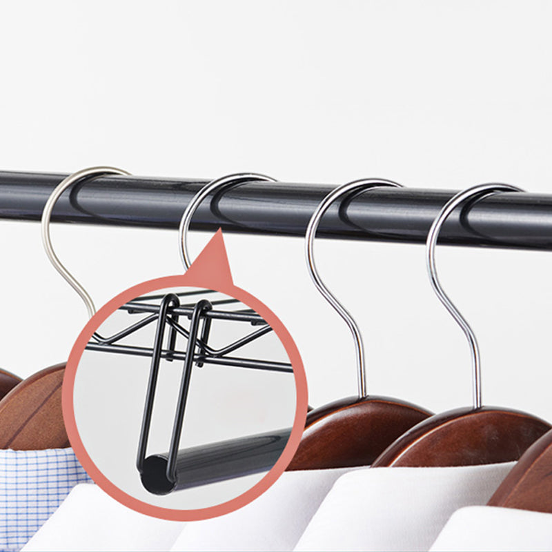 Contemporary Style Wardrobe Metal Adjustable Shelves Wardrobe Closet