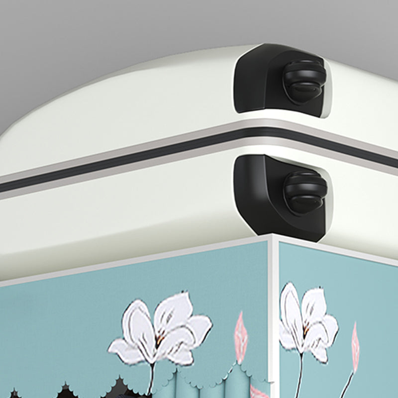 Contemporary Style Wardrobe Metal 1-Door Wardrobe Closet for Home