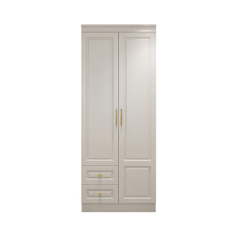 Modern Style Wooden Wardrobe White Colour Soft Close Drawer Wardrobe Closet