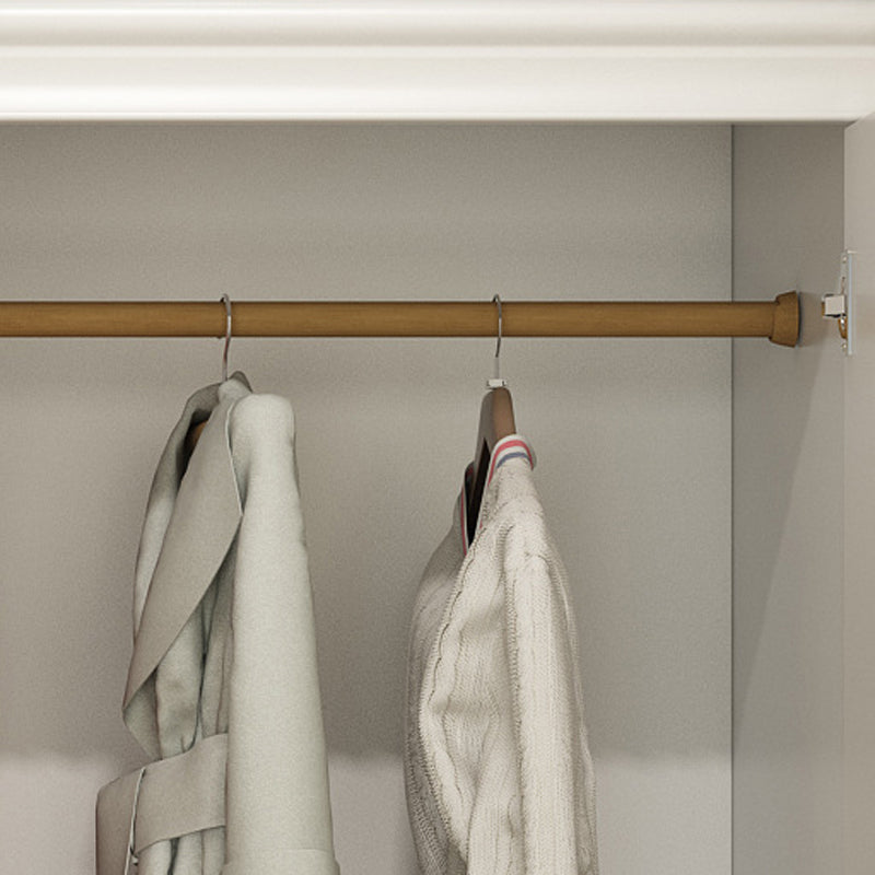 Modern Style Wooden Wardrobe White Colour Soft Close Drawer Wardrobe Closet