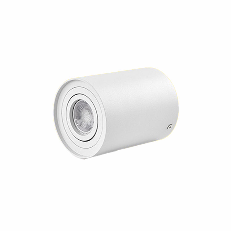 1 / 2 Light Aluminum Flush Mount Light White / Black Cylinder Ceiling Flush Mount