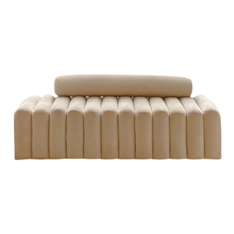 63-In W Velvet Loveseat Contemporary 2-Seater Armless Seating