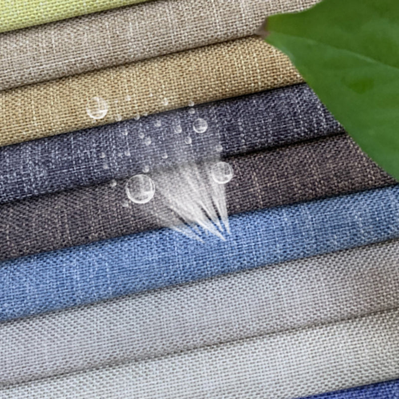 1/2-Seat Linen & Wood Folding Sofa 2 Pillows Sofa Bed with Storage