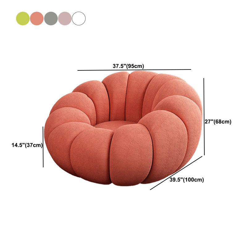 Contemporary Swivel Armless Cushion Back Living Room Parsons Chair