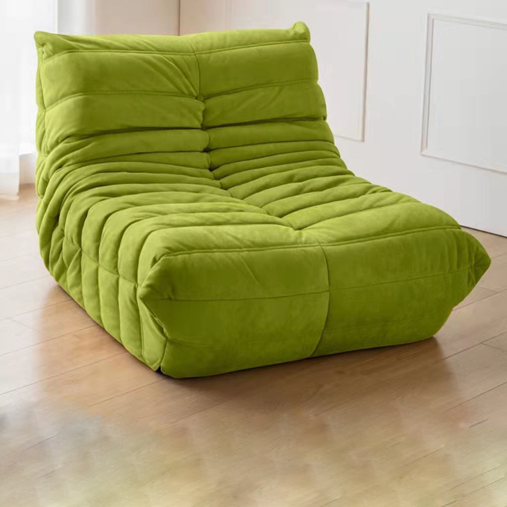 Contemporary Style Upholstered Armless Cushion Back Parsons Chair
