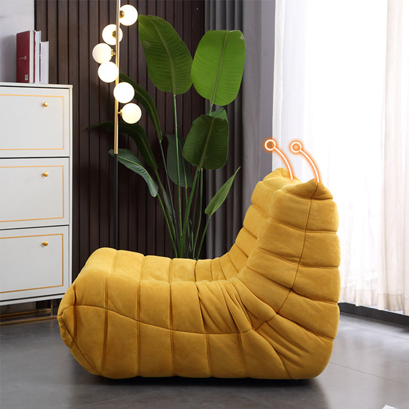 Contemporary Style Upholstered Armless Cushion Back Parsons Chair