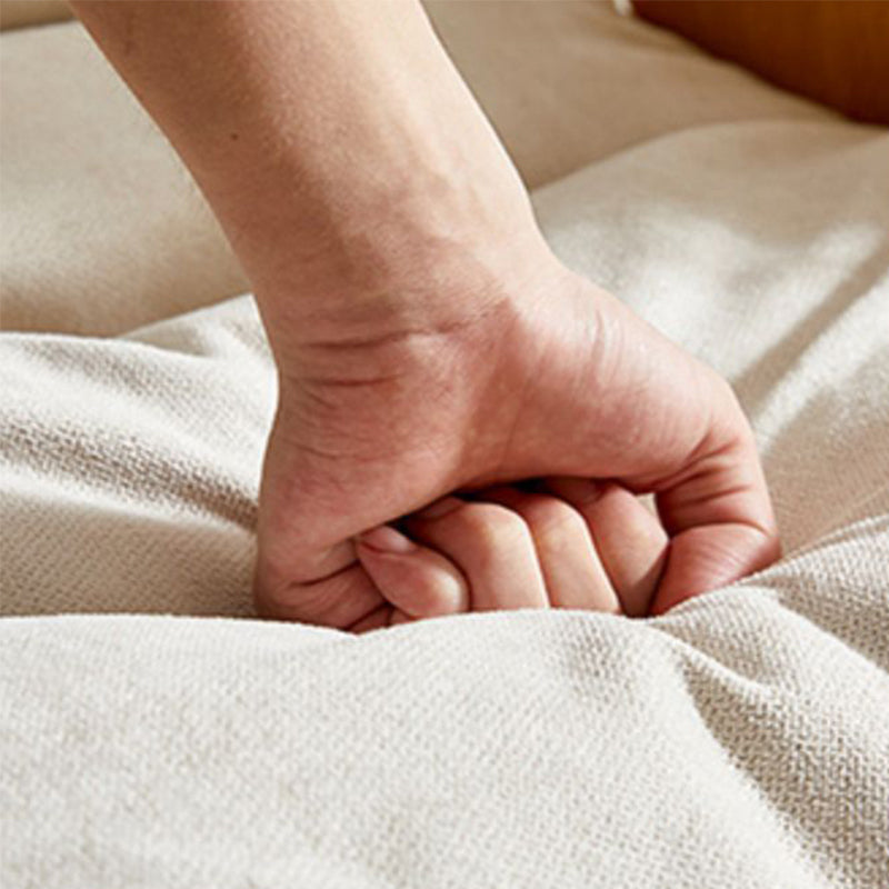 Industrial Style 26.77 " Wide Cotton Blend Sponge Metal Square Arm Chair