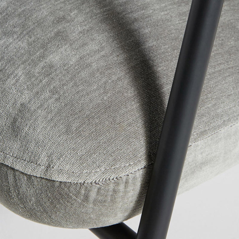 Industrial Style 27.55" Wide Fixed Back 4 Legs Sponge Arm Chair