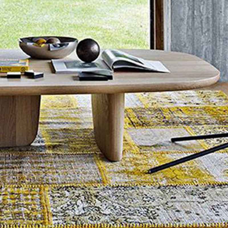 15.75" Tall Scandinavian Style Coffee Cocktail Table Wooden Coffee Table