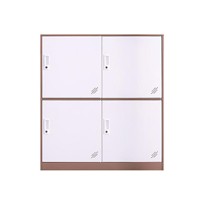 Non-Hanging Armoire Contemporary Metal Storage Cabinet for Home