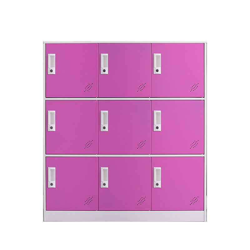 Non-Hanging Armoire Contemporary Metal Storage Cabinet for Home