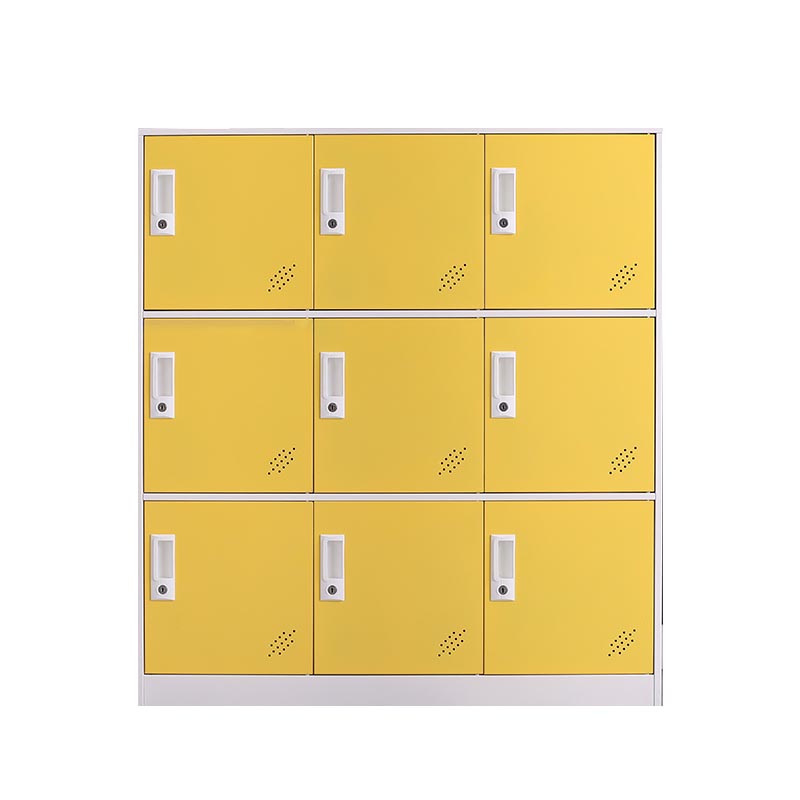 Non-Hanging Armoire Contemporary Metal Storage Cabinet for Home