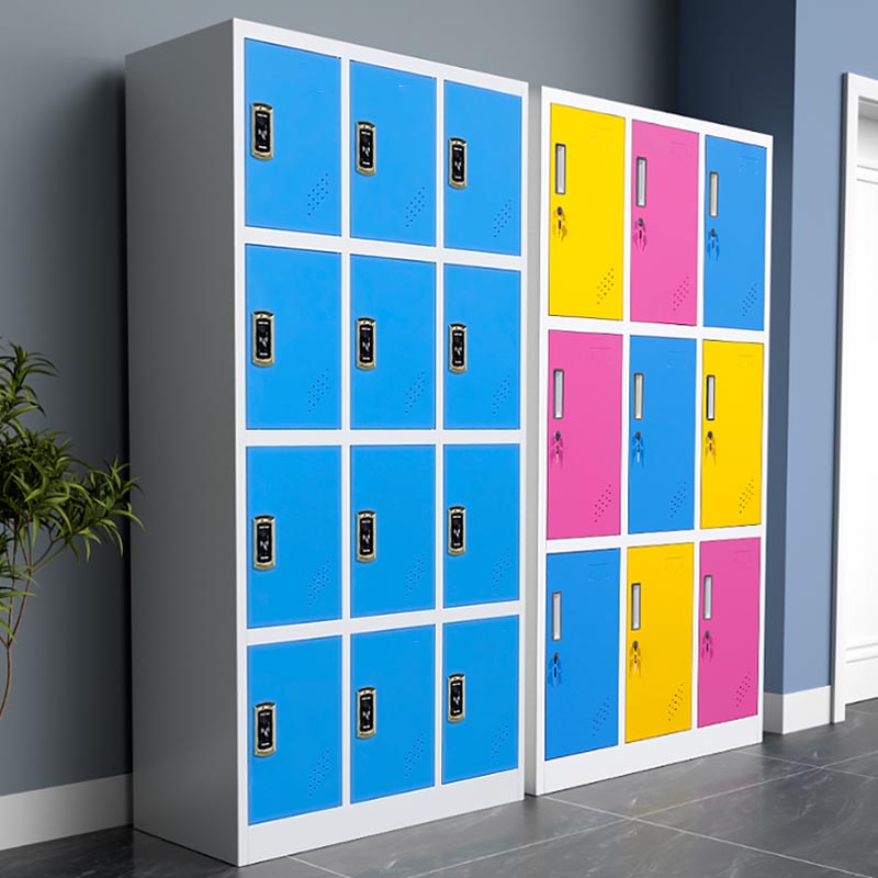 Contemporary Style Wardrobe Metal Home Wardrobe Closet With Lock