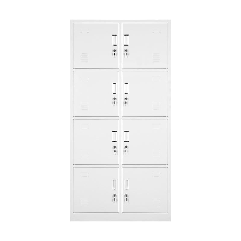 Contemporary Style Wardrobe Metal Home Wardrobe Closet With Lock