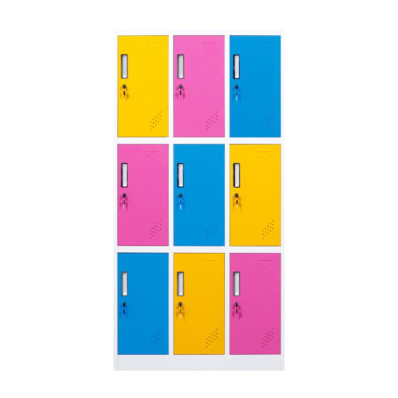 Contemporary Style Wardrobe Metal Home Wardrobe Closet With Lock