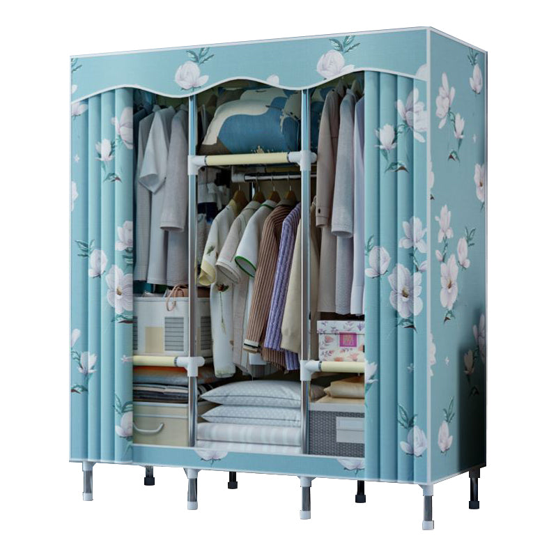 Modern Style Bedroom Wardrobe Armoire Metal Wardrobe Closet with Legs