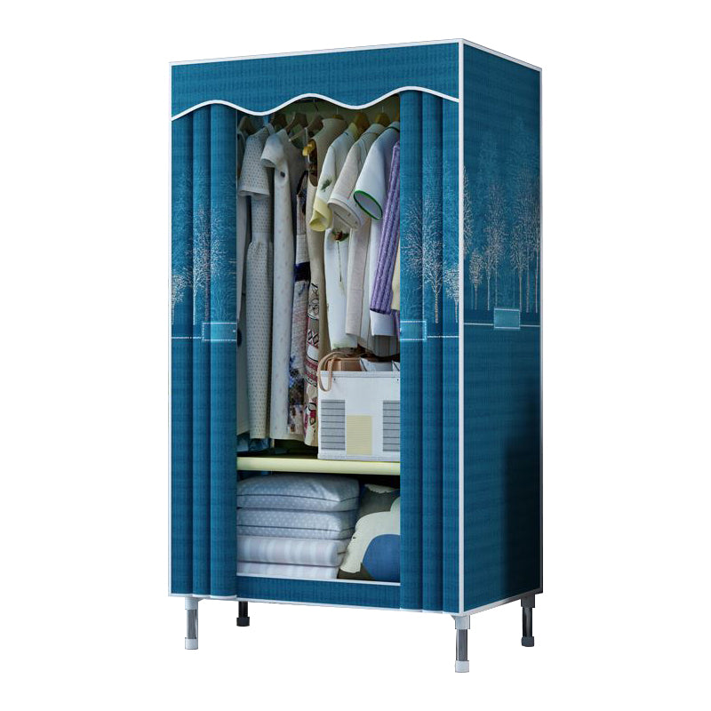 Modern Style Bedroom Wardrobe Armoire Metal Wardrobe Closet with Legs