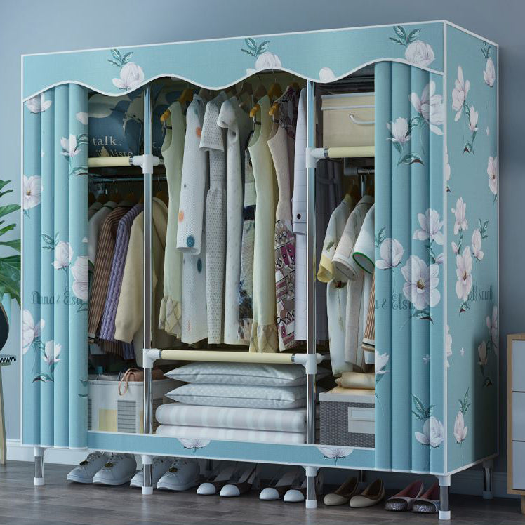 Modern Style Bedroom Wardrobe Armoire Metal Wardrobe Closet with Legs