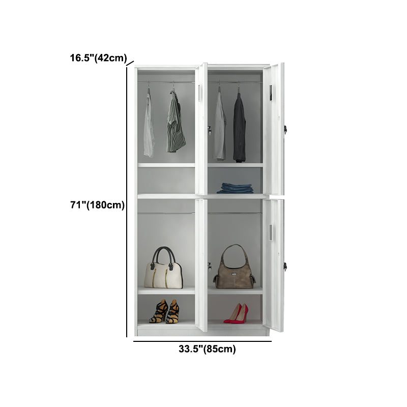 Modern Style Wardrobe Armoire Metal Wardrobe Closet for Home