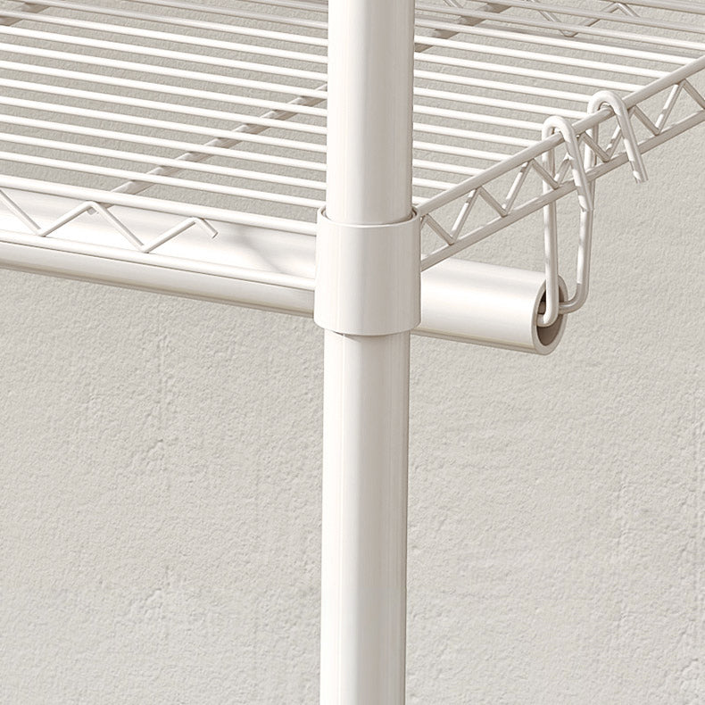 Contemporary Style Wardrobe Steel Wardrobe Closet with Shelves