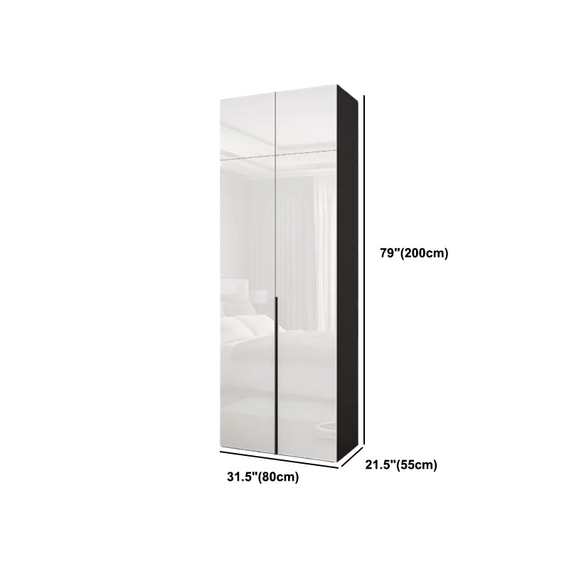 Modern Style Wardrobe Armoire Wood Wardrobe Closet with 1-drawer