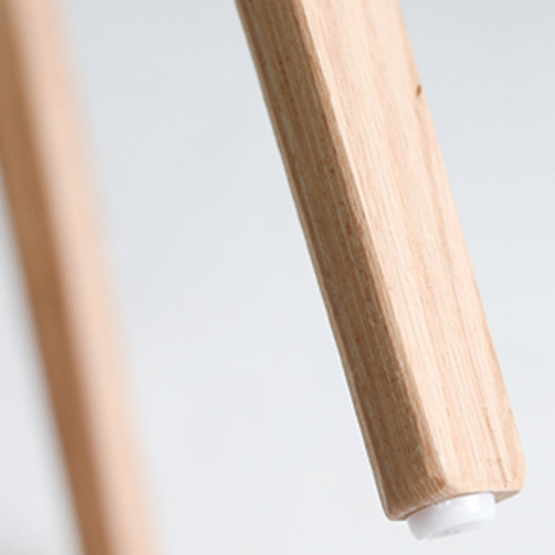 Plastic Low Back Bar Stools Scandinavian Beech Wood Base Barstool