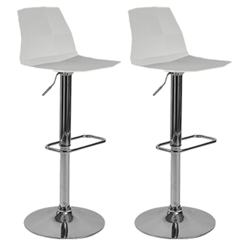 Modern Adjustable Dining Stool Plastic Footrest Counter Stool with Swivel