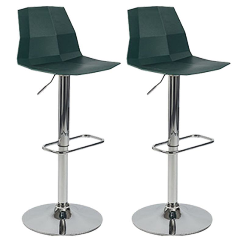 Modern Adjustable Dining Stool Plastic Footrest Counter Stool with Swivel