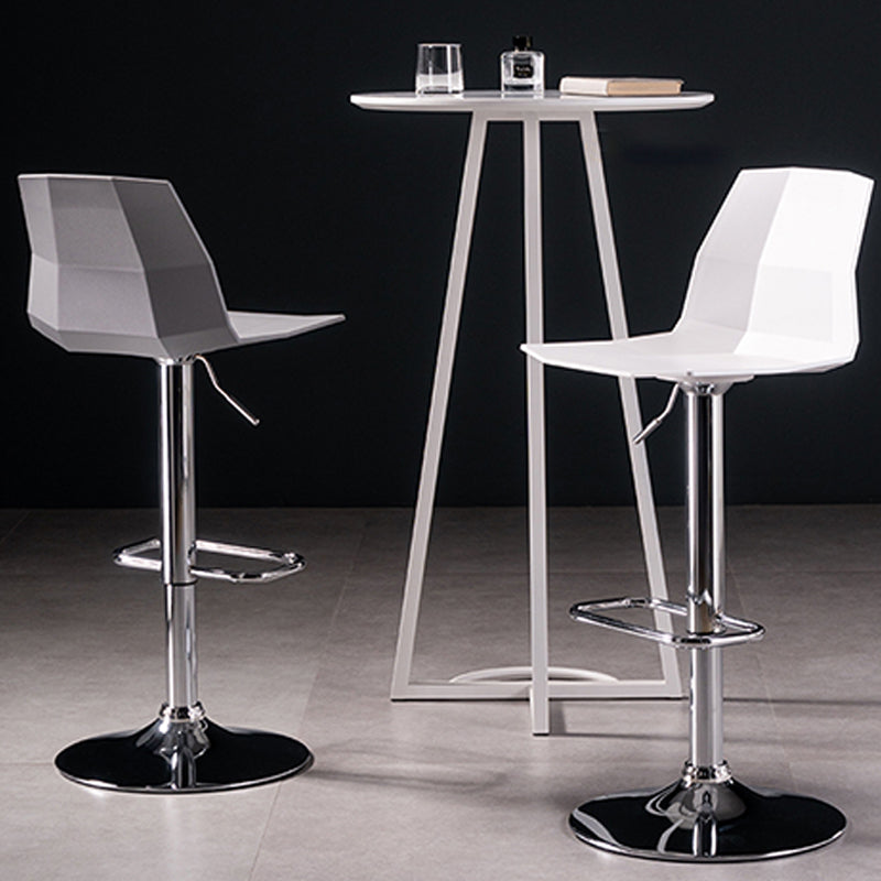Modern Adjustable Dining Stool Plastic Footrest Counter Stool with Swivel