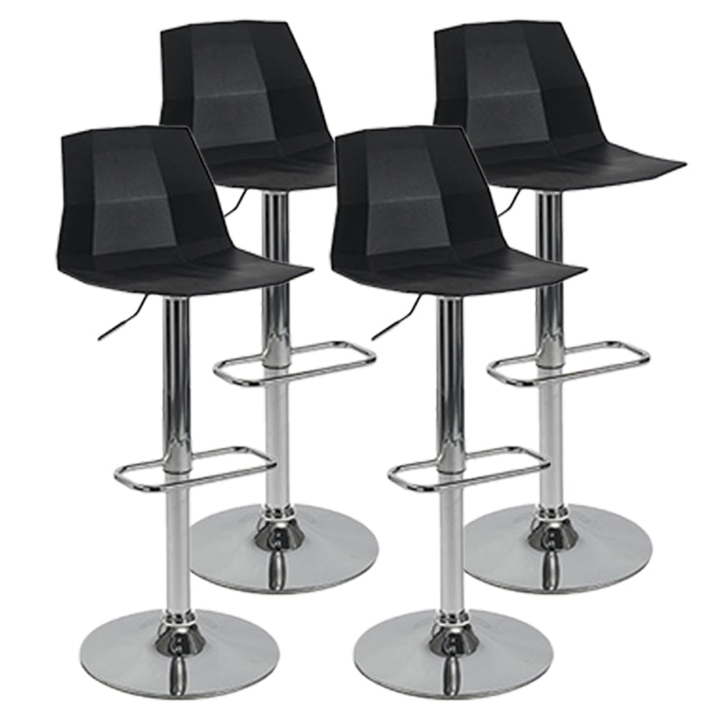 Modern Adjustable Dining Stool Plastic Footrest Counter Stool with Swivel