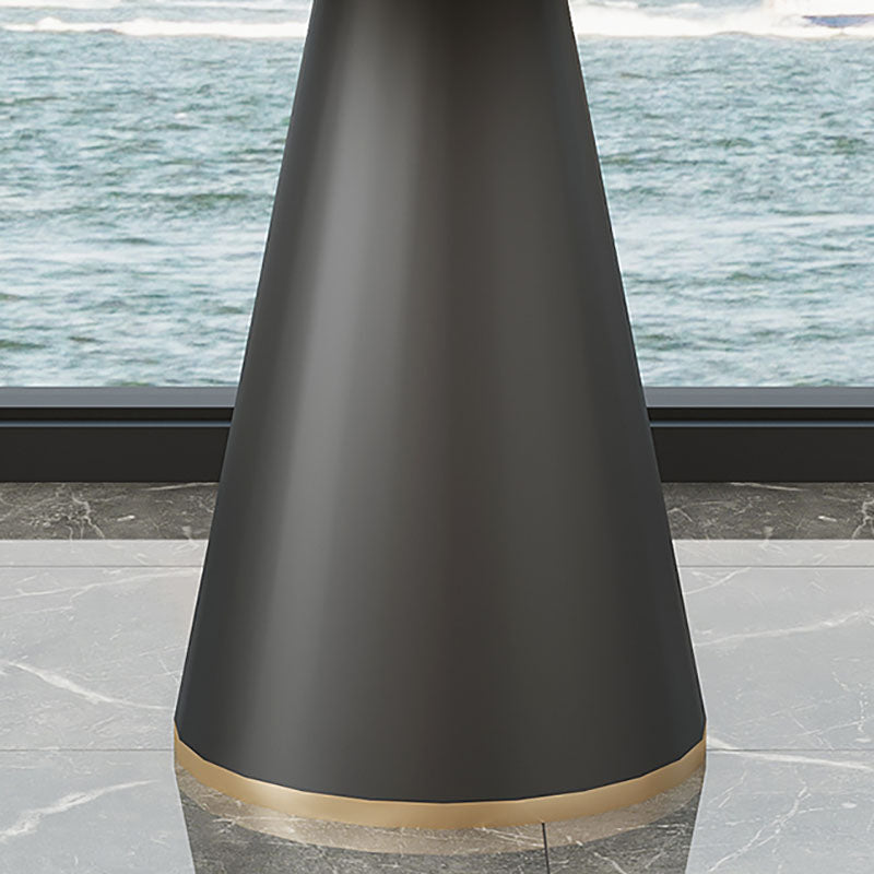 Modern Style Dining Table White Top Sintered Stone Table for Dining Room