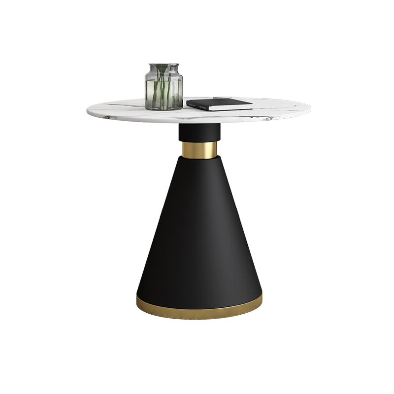 Modern Style Sintered Stone Dining Table Set Round 1/2/5 Pieces Dining Set for Home Use