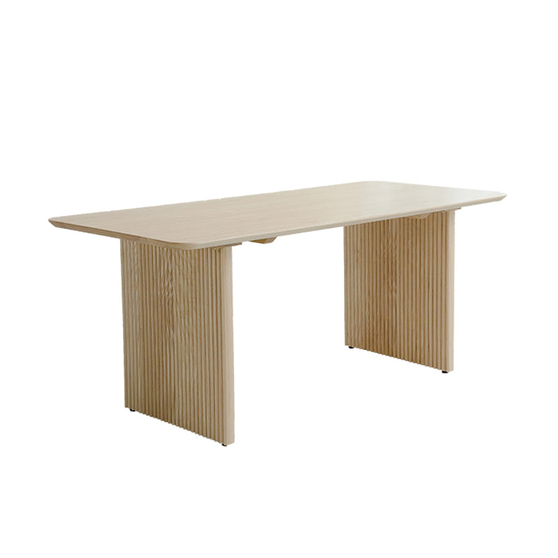 Rectangle Dining Table Set 1/2/5 Pcs Solid Wood Dining Table and Chairs