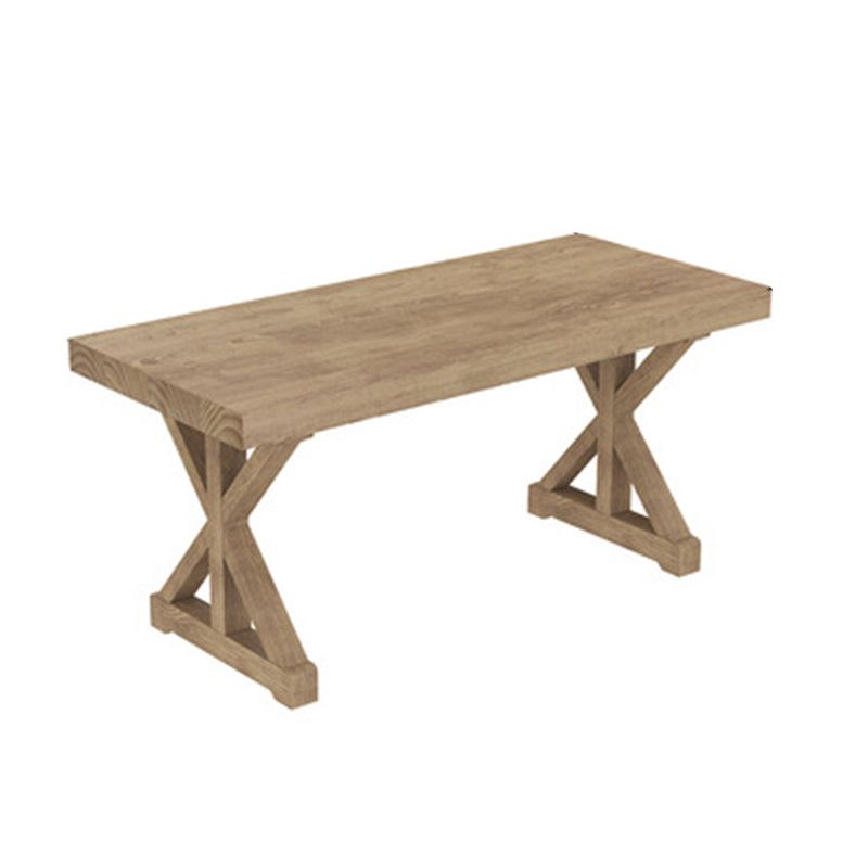 Modern Rectangle Wood Dining Table Set 1/2/5 Pieces Dining Set for Home Use