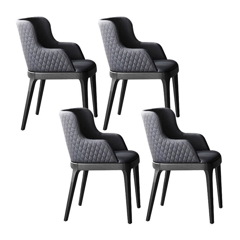 Modern Rectangle Sintered Stone Table Set 1/4 Pieces Dining Set