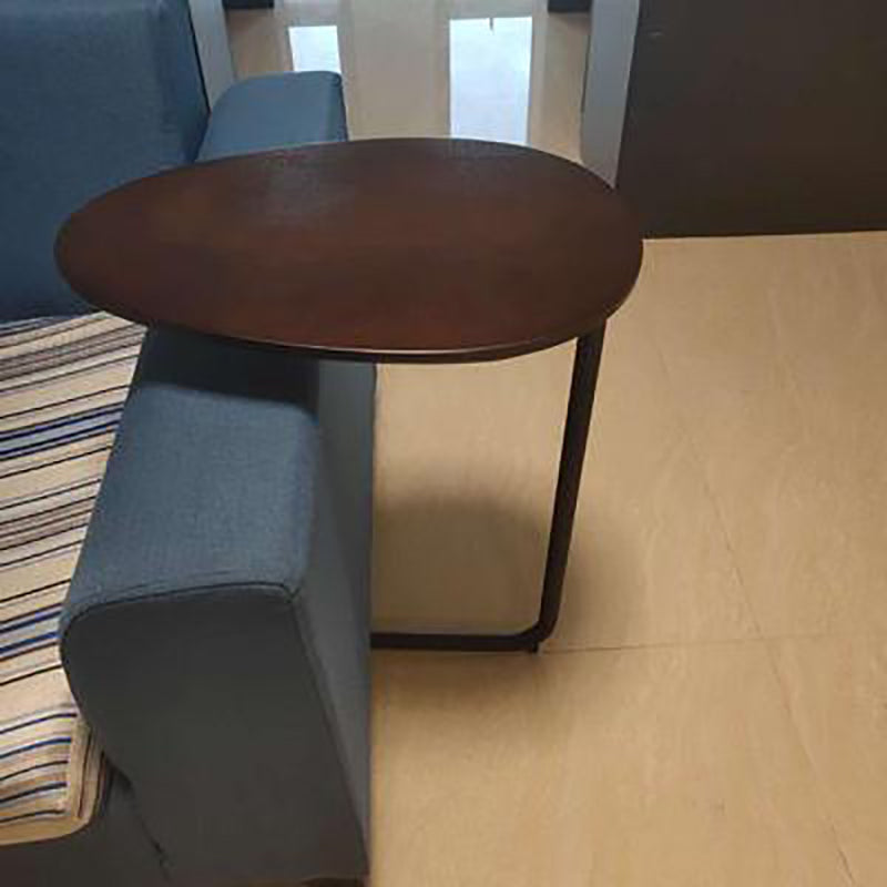 Nordic C End Table Wood Minimalist Side End Table for Living Room