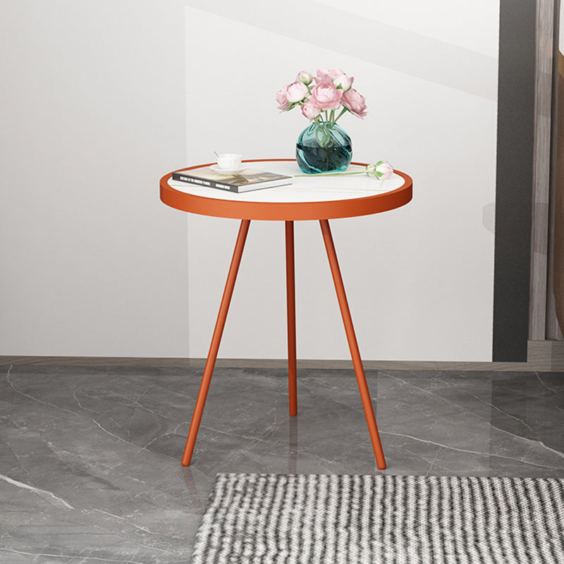Round End Table Modern Minimalist Side End Table for Living Room