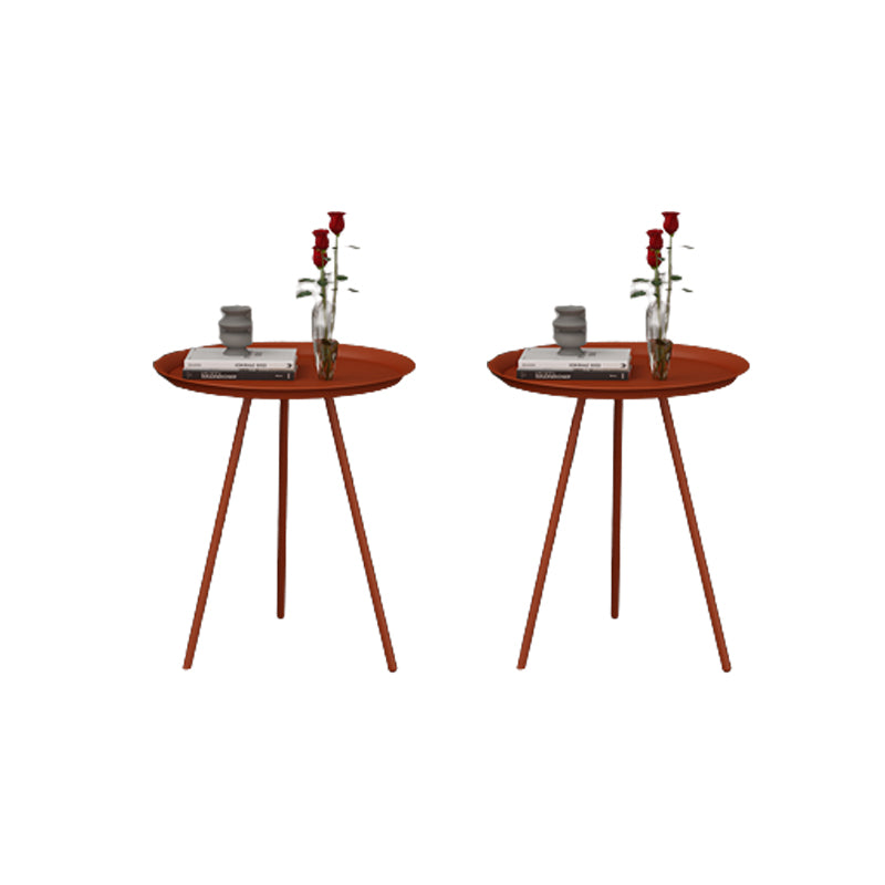 Round End Table Modern Minimalist Side End Table for Living Room