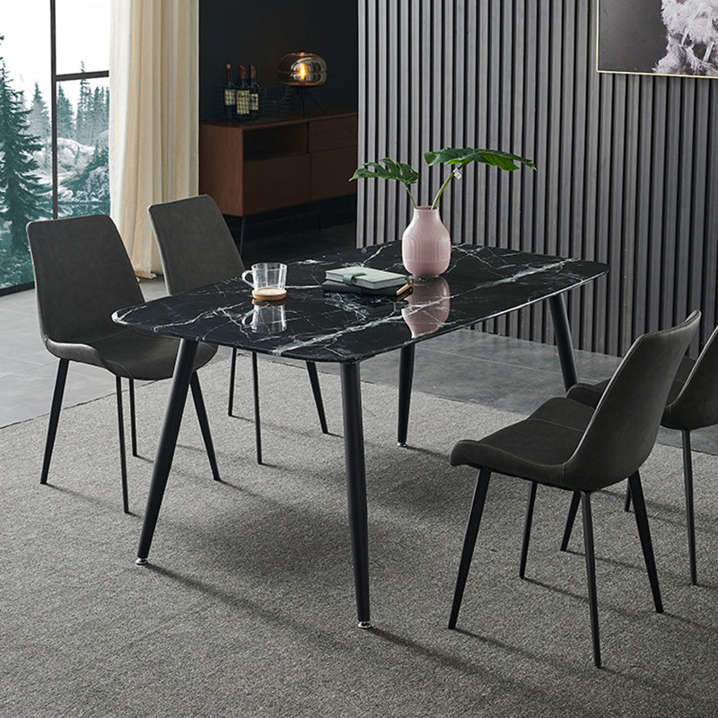 Indoor Rectangle 1/4/5/7 Pieces Dinette Set Stone Legs Dining Table Set