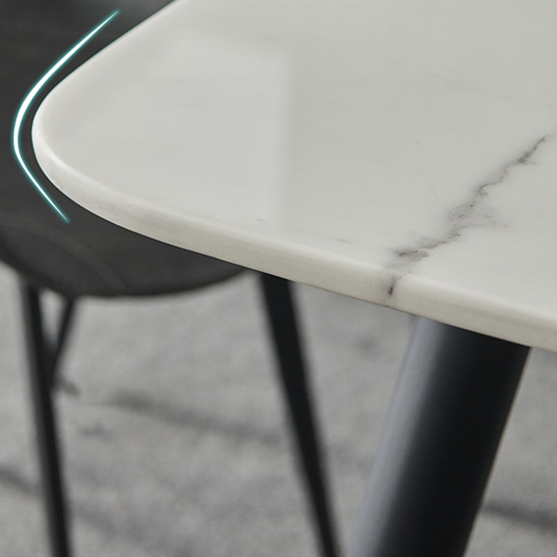 Indoor Rectangle 1/4/5/7 Pieces Dinette Set Stone Legs Dining Table Set